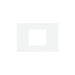 Classico Cover White 2 gang