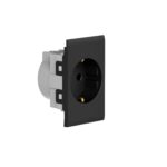 German Socket with shutter 44 mm