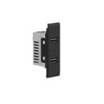 2.1A USB + type C 22mm