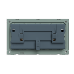 Double 13A Switched Socket  With Neon, DP, Big Rocker - Image 3