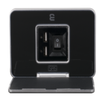 USB Charger Black with holder - Image 2