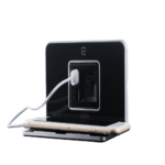 USB Charger Black with holder