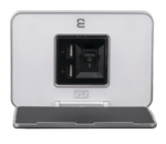 USB Charger White with holder - Image 2