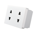 2gang - Euro-American Socket with shutter