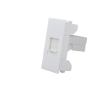 Telephone socket 4P with shutter