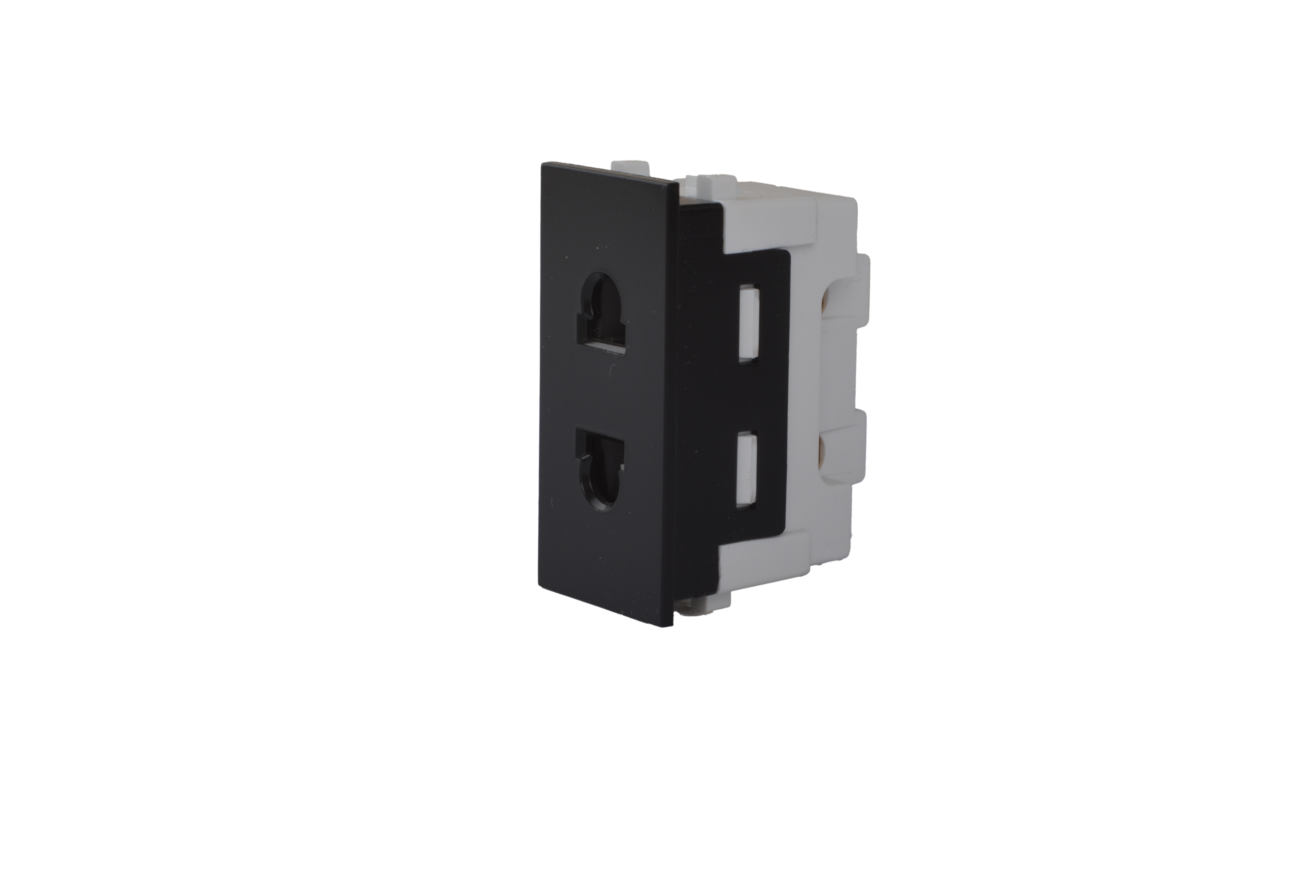 CF 13212 بريزة امريكي بالحمايه Euro-American Socket with shutter - Image 1